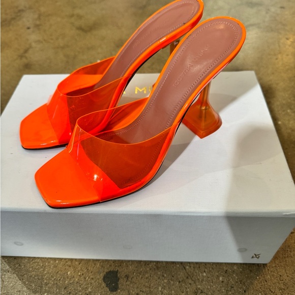 Amina Muaddi
Lupita Glass Heel
Like New 
Worn Once - Picture 2 of 4